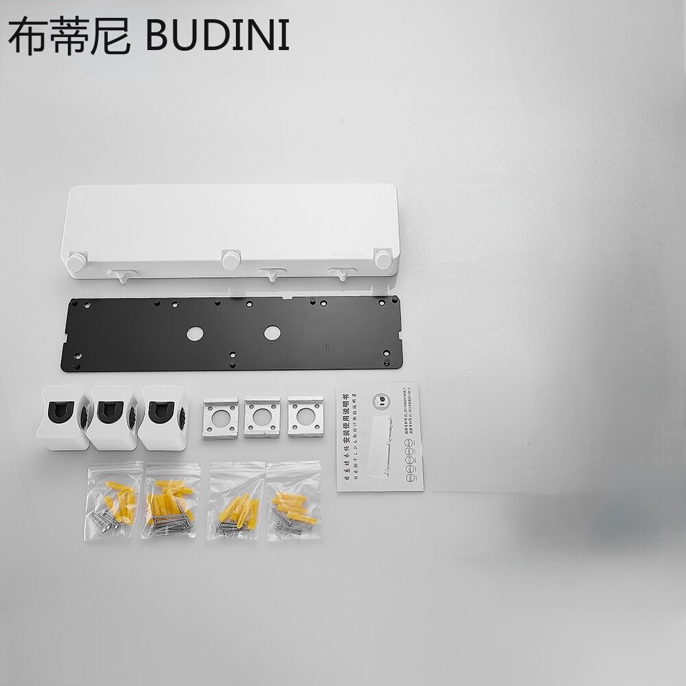 Séchoir à linge rétractable 3 lignes, support de séchage pour linge de salle de bain, corde métallique, Triple couche