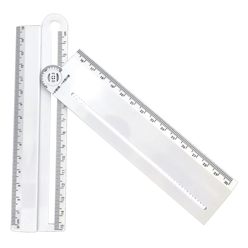 Multifunctional Folding Geometric Drawing Ruler Circle Drawing Angle Mathematical Measurement Drawing Tool Compass Tool Ruler