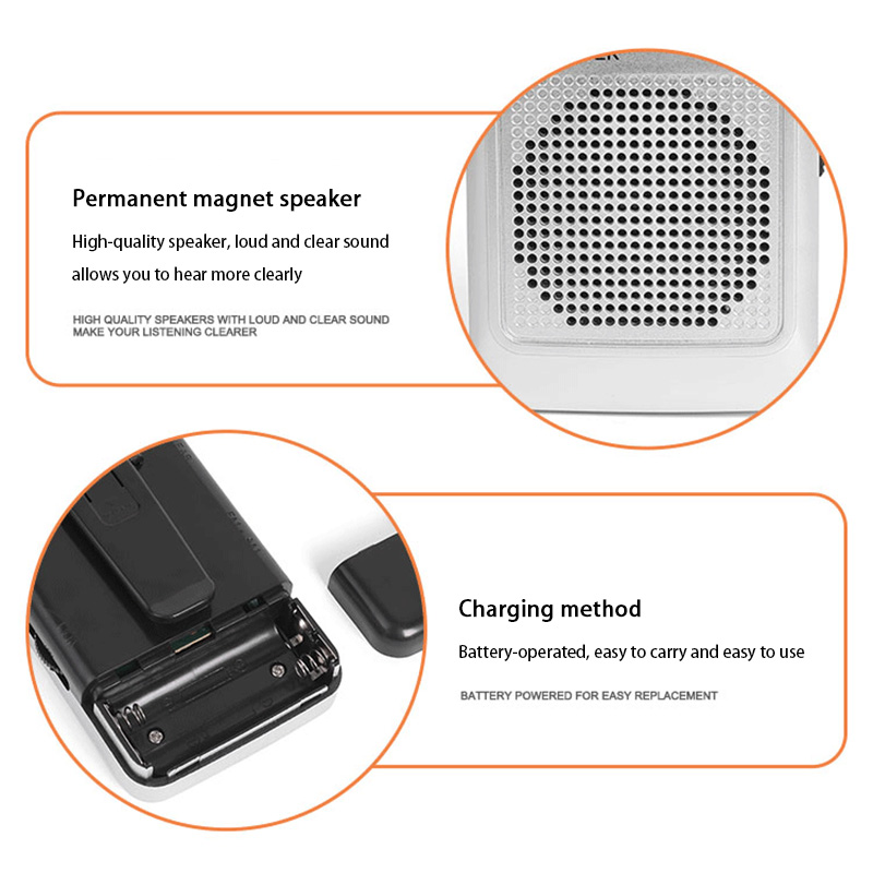 Digital Radio Built-in Speaker Pocket Pointer Radio LCD Display Battery Operated KK19 KK67 KK78 KK9 Portable Radio SW/AM/FM