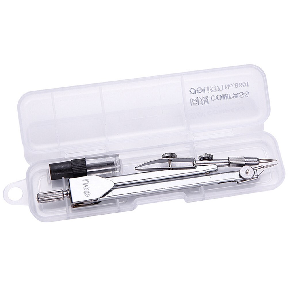Plastic+metal Geometry Compasses Set Math Drawing Compass Math Tools for Circles School Supplies for Student Stationery