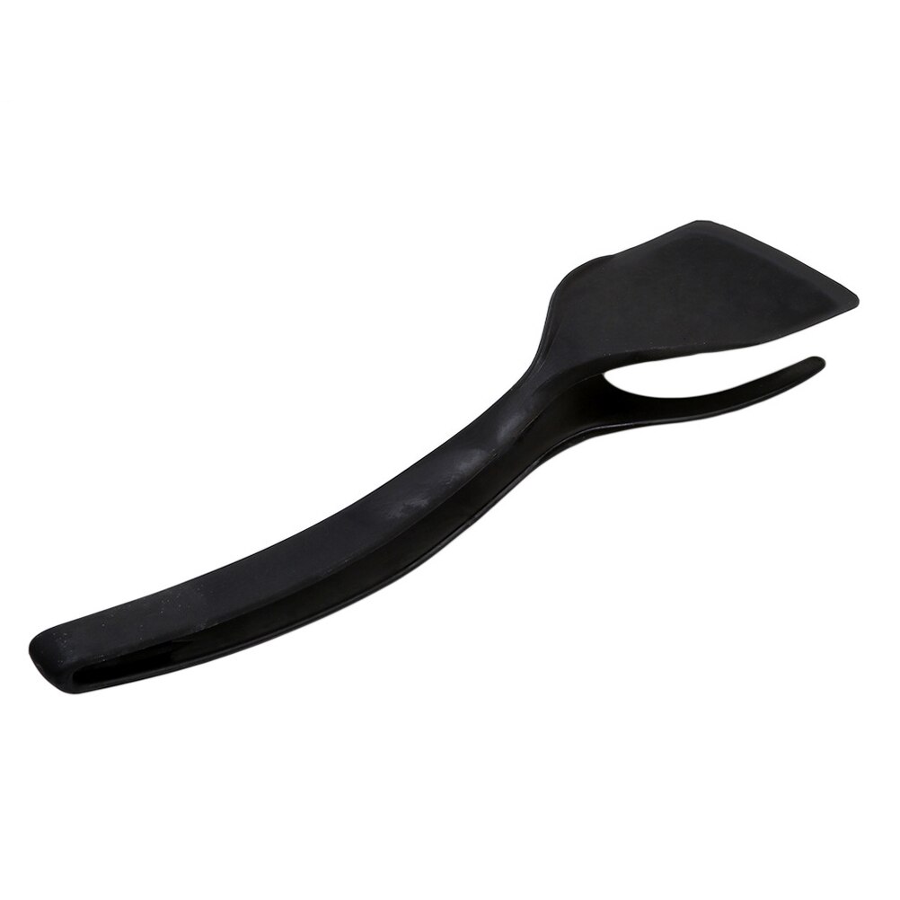 Silikon spatel stekt egg spatel 2- i -1 silikon egg turner pannekake brød grillspade tang til matte grep og snu