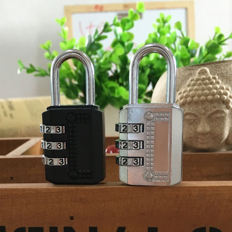 combination lock small mini padlock gym make-up box clothes the cabinet suitcase dormitory door lock