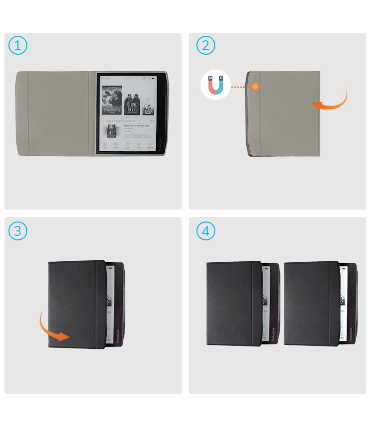 For Pocketbook Era Case PB700 7 inch Flip PU Leather Case Auto Wake Sleep 7'' 700 Magnetic Book Cover E-Reader Funda
