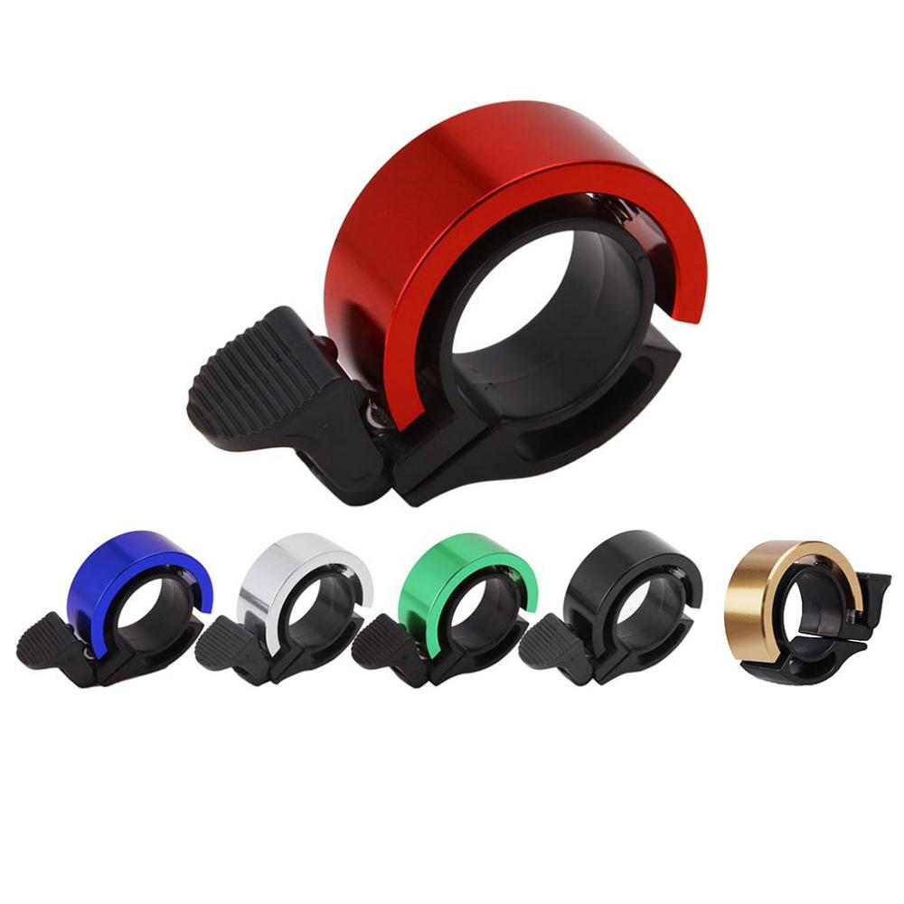 Sonnette de vélo en alliage d'aluminium de type q pour le cyclisme vtt, sonnette de vélo en alliage à 90db cornes, anneau d'alarme pour guidon de vélo
