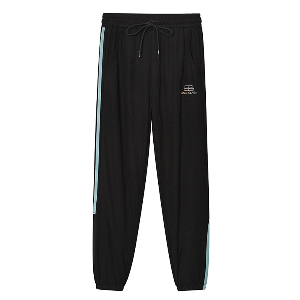 X Pantaloni Della Tuta per le Donne di Nylon Fresco Morbido Tre Strisce Jogging Donne Pantaloni Per Lo Sport Da Jogging Sport Jogger Sport Tuta Pantaloni: Black 2 / XL