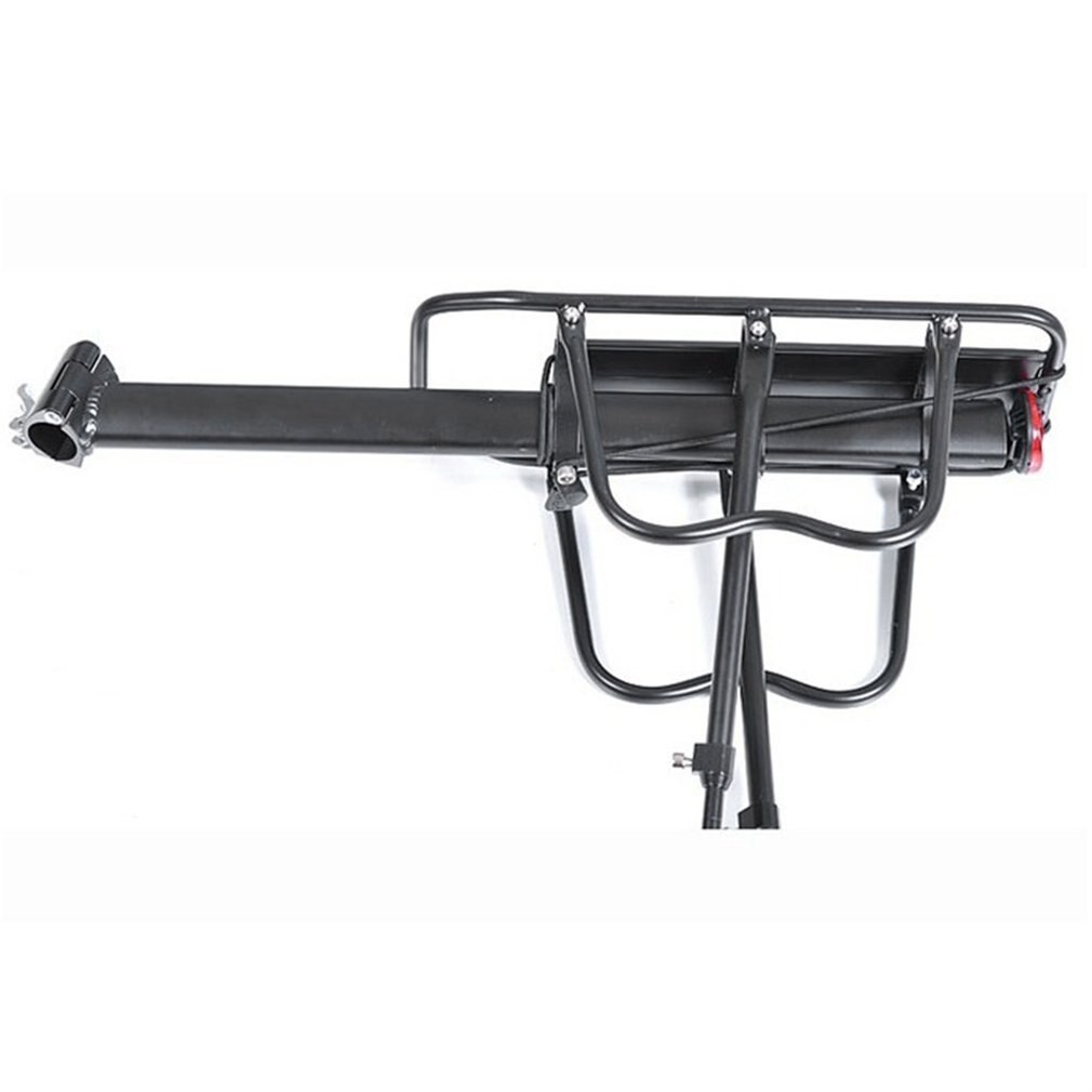 MTB Bicycle Rear Rack Seat Post Mount Pannier Luggage Carrier 25KG Load Quick-release Bike Rear Rack with Reflector