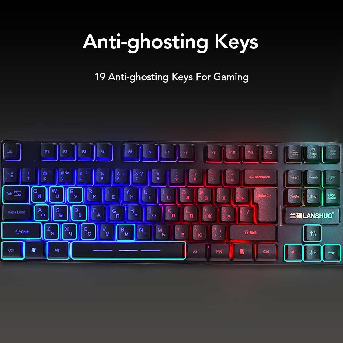 Russian LED Breathing Backlight Manipulator Keyboards USB Wired Backlit Floating Gaming Keyboard and Mouse Combos Set Gamer Kit