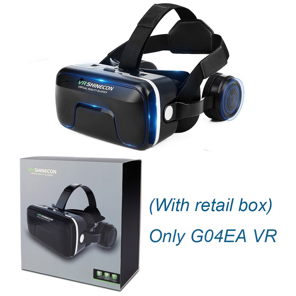 Shinecon Upgraded Z4 VR Large Viewing Immersive Experience Vr box 3D Virtual Reality Glasses with Stereo Headphone with gamepad: Only VR
