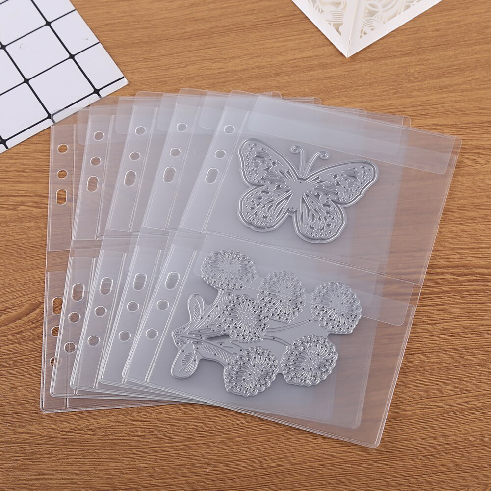Classeur de rangement en métal découpé, matrices de découpe, Collection de livres avec Inserts de couverture, diviseurs pour matrices, Organization de timbres