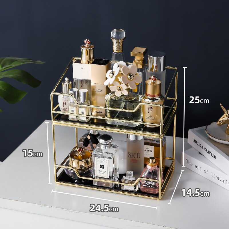 Roterende Cosmetische Plank Parfum Rack Gratis Combinatie Desktop Storage Huidverzorgingsproducten Organizer