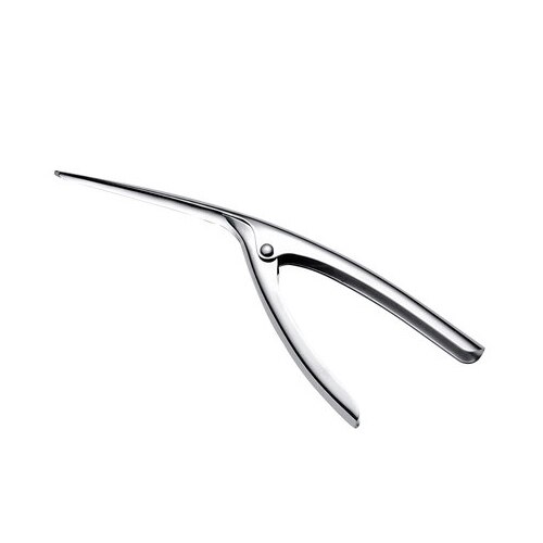 Stainless Steel Smart Shrimp Peeling Plier Kitchen Restaurant High-Class Shell Clip Affordable Housewife Tool Shrimp Shell: SILVER