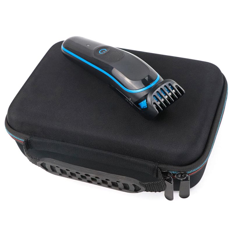 Tondeuse Opslag Case Draagtas Schokbestendige Tas Scheerapparaat Kit Eva Hard Case Opbergtas Voor Braun Mgk3020/3060/3080