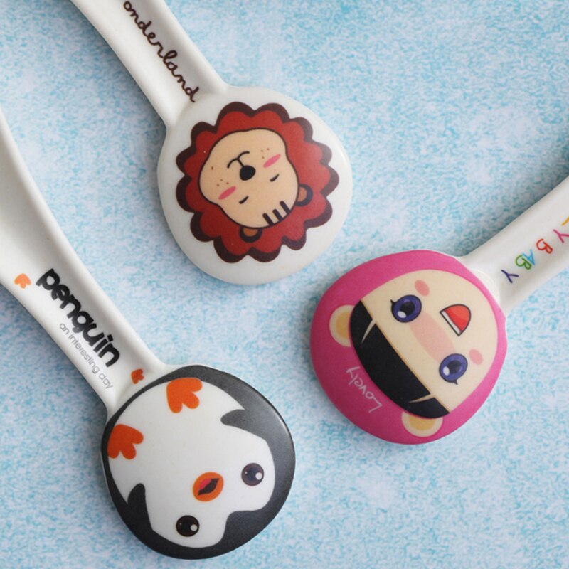 Baby Leuke Lepels Voeden Gerechten Servies Voor Kinderen Bestek Bestek Colher Lepel Siliconen Gereedschap-Voor-Patchwork Lot Soep pollepel