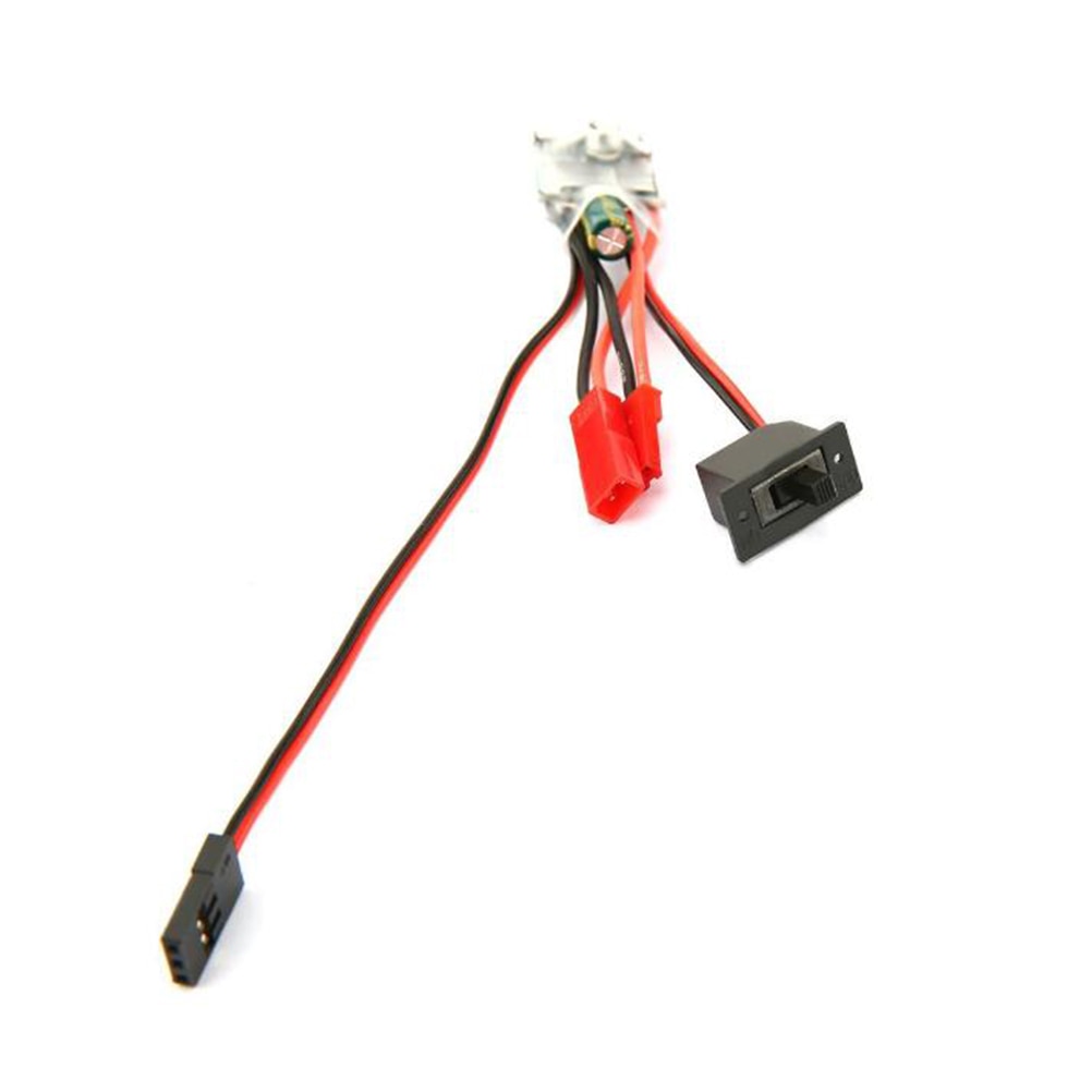 10A ESC Bidirectional Brushed Electric Speed Controller with Break for 1/16 1/18 1/24 RC Car Truck Boat