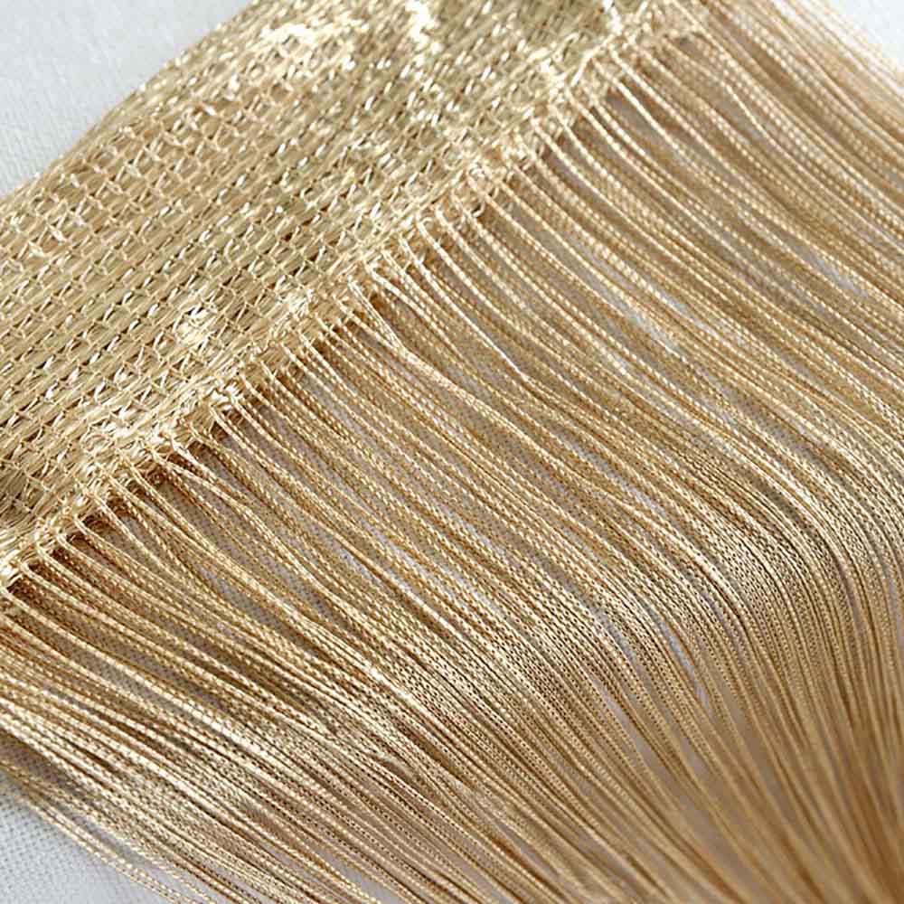 Straight curtain String Curtains Patio Net Fringe for Door Fly Screen Windows Divider Cut To Size: O