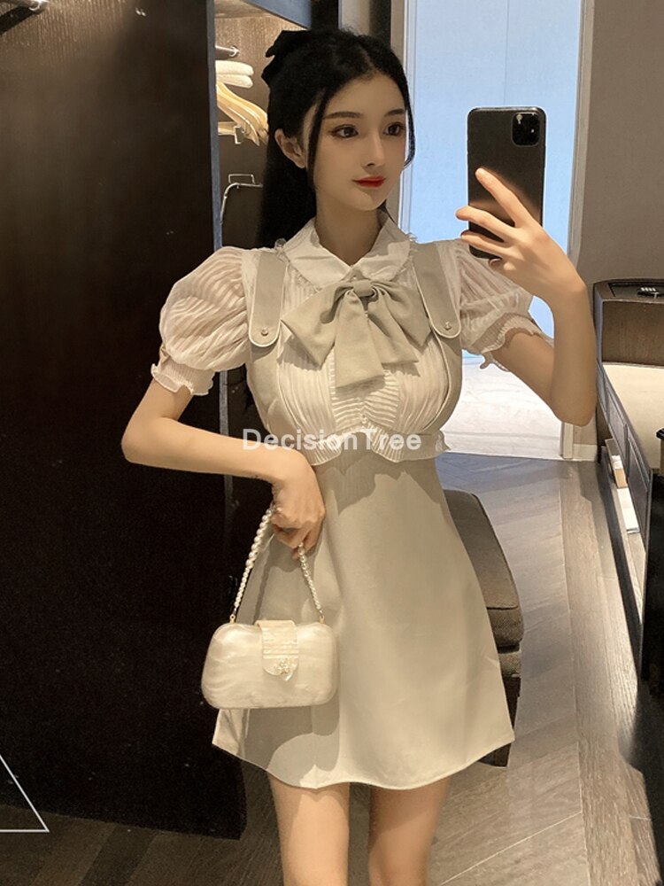 Escuela Japonesa uniforme de niña traje blanco t camisa top falda cosplay coreano niñas estudiantes disfraces cosplay para chicas