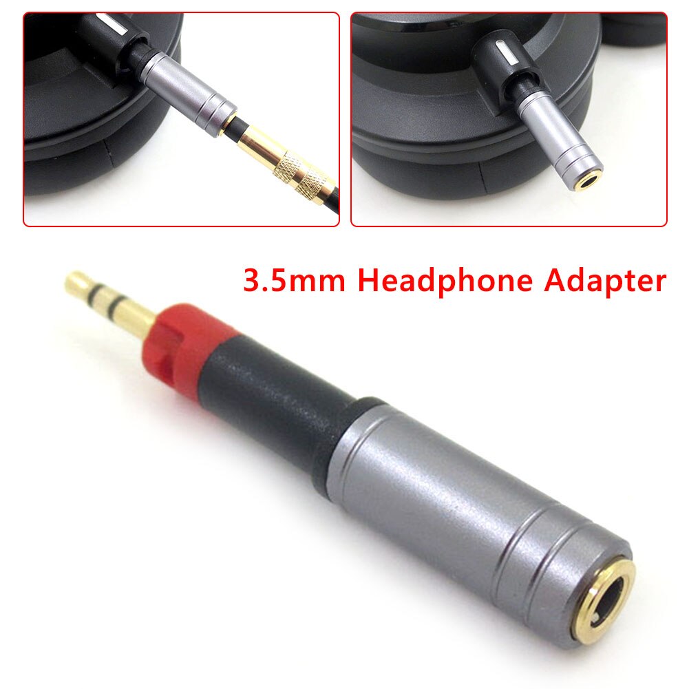 3.5mm Headphone Adapter Jack Plug Converter For Audio-Technica ATH-M70X M40X M50X M60X For Sennheiser- HD518 HD598 HD599