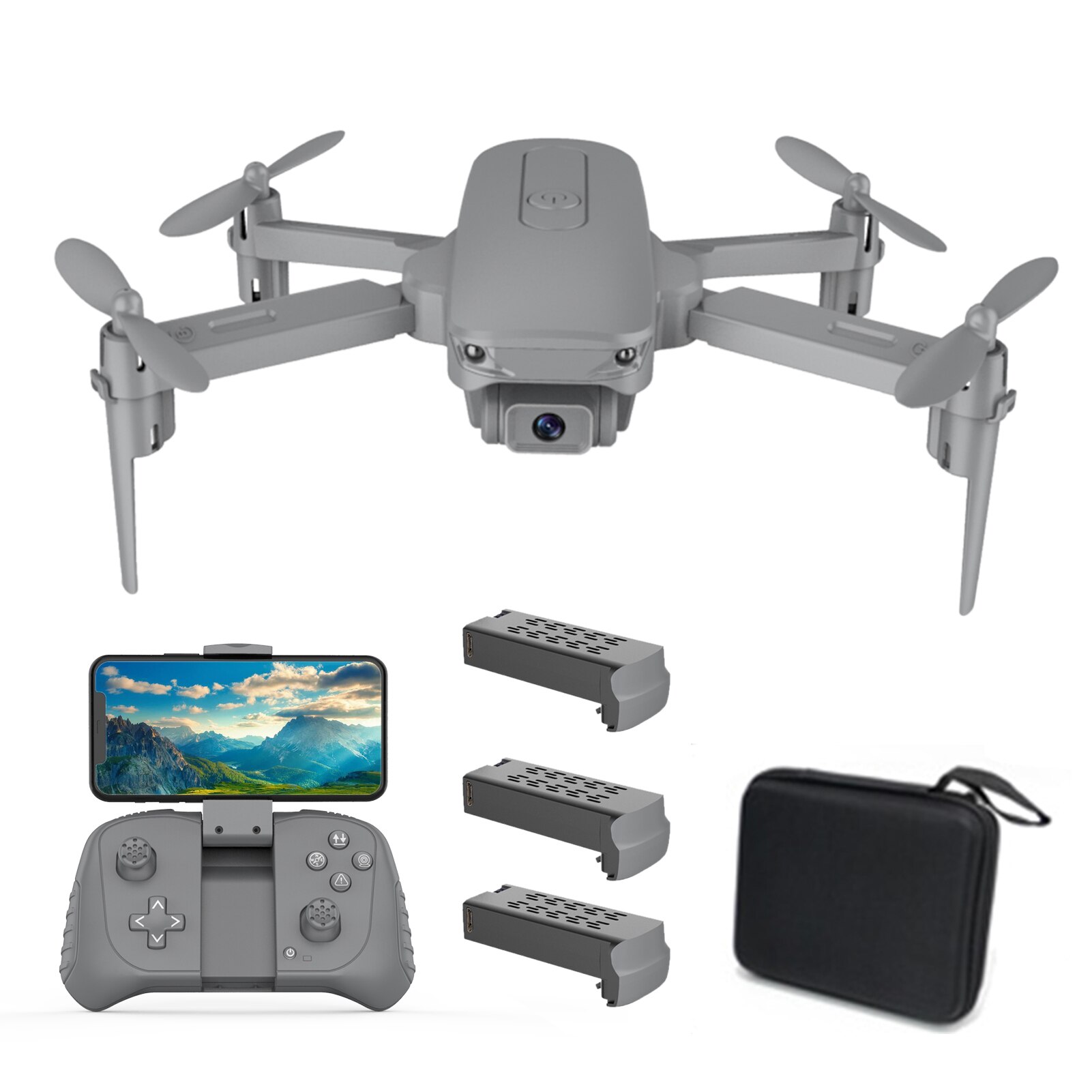 Mini Rc Drone Met Camera 4K Wifi Fpv Drone Mini Folding Quadcopter Speelgoed Met Headless Modus Gebaar Foto Video functie Voor Kinderen