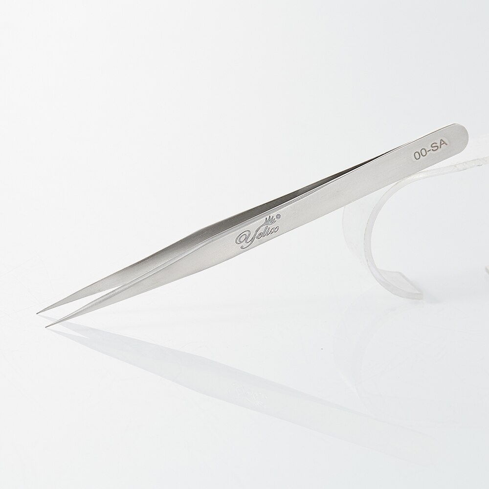 Pinzas de belleza para extensión de pestañas, herramientas de maquillaje de precisión, pinzas para pestañas, juego de injerto de pestañas 6A-SA: 00-SA