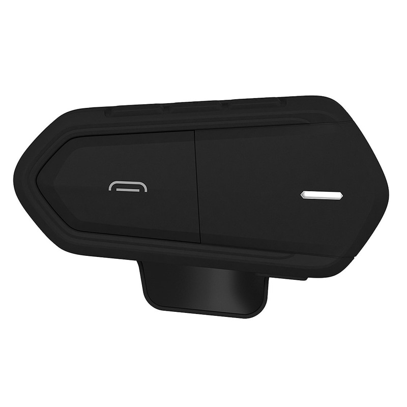 Intercomunicador para casco de motocicleta impermeable inalámbrico Bluetooth Moto auriculares interfono Fm Radio: Default Title