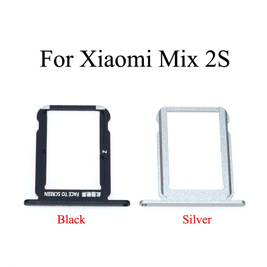 YuXi SIM Card Tray Socket Slot Holder Adapter Spare Parts For Xiaomi Mi Max 2 3 Mix 2S SIM & SIM / TF Card Tray Adapter