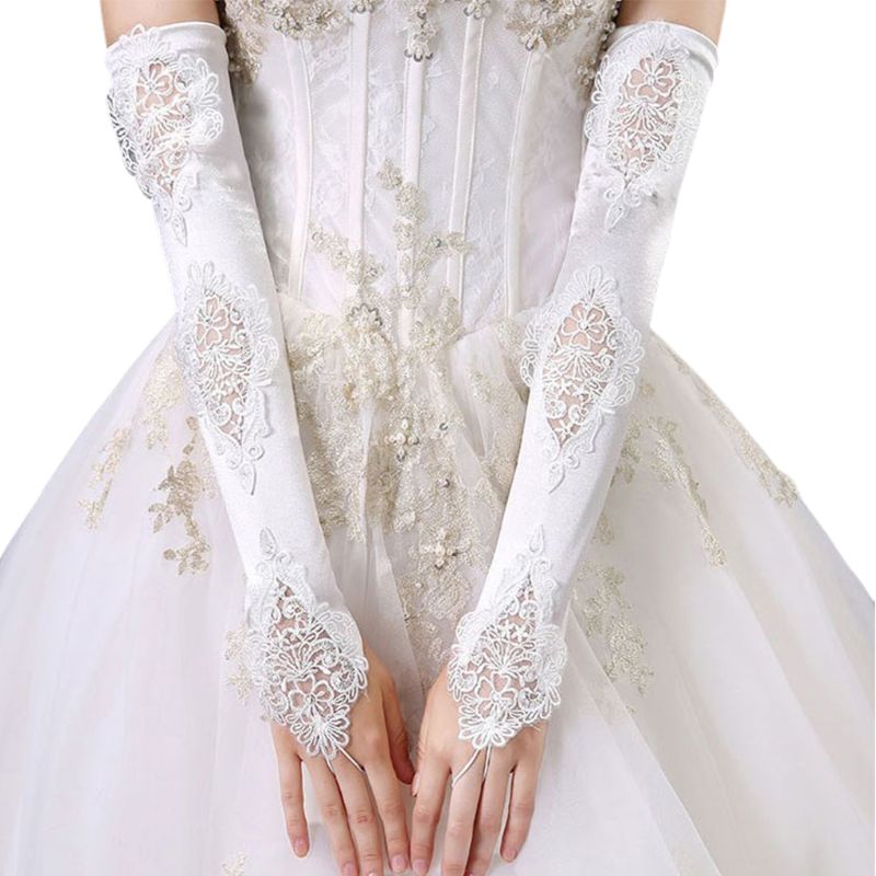 Retro Spitzen-Handschuhe Für Damen – 80er Jahre Style Für Hochzeit, Oper & Partys