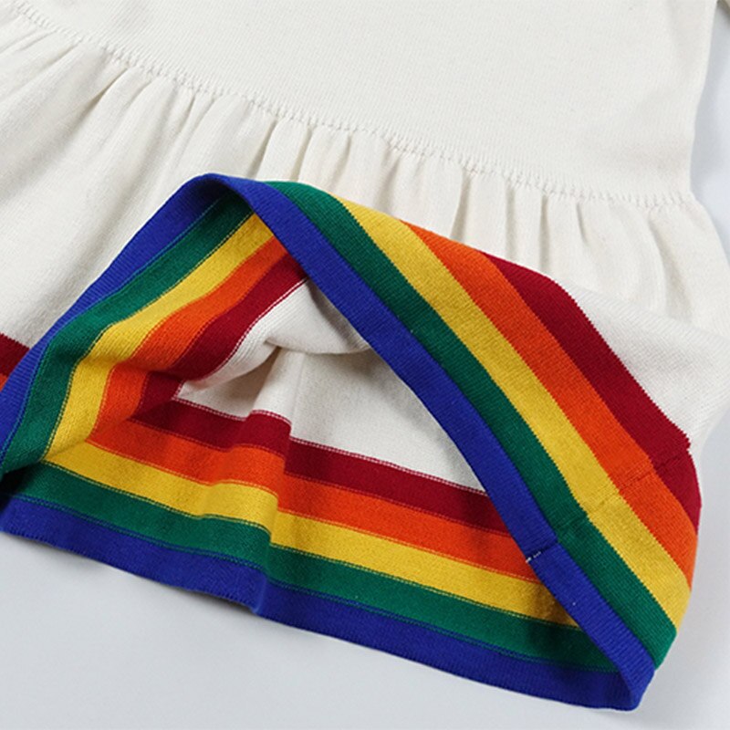 Children Clothing Kids Girls Coat Rainbow Knitted Sweater Brand Boys Rainbow Sweaters Boys Girls Clothes
