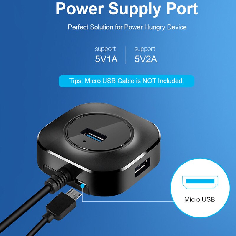 Usb Hub Usb 3,0 Hub Multi Usb Splitter Adapter 4 Ports Geschwindigkeit Mini Mehrere 3 Hab Usb 3,0 Hub Port usb-Hub Expander für Pc