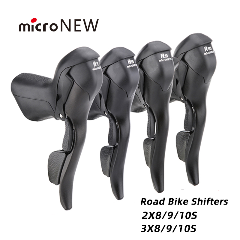 MicroNEW Rennrad Schalthebel 3x7 3x8 3x9 3x10 Geschwindigkeit Bremshebel Fahrrad 2x7 2x8 2x9 2x10 Geschwindigkeit Vorderrad Schaltwerk Für Shimano