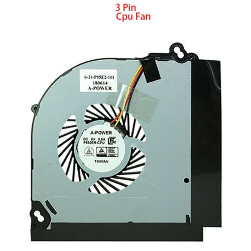 CPU COOLING Fan &amp; GPU fan for Clevo P950 P950HR P950ER T97 T96E T800 4 wire &amp; 3 wire radiator fan: 3 wire CPU fan