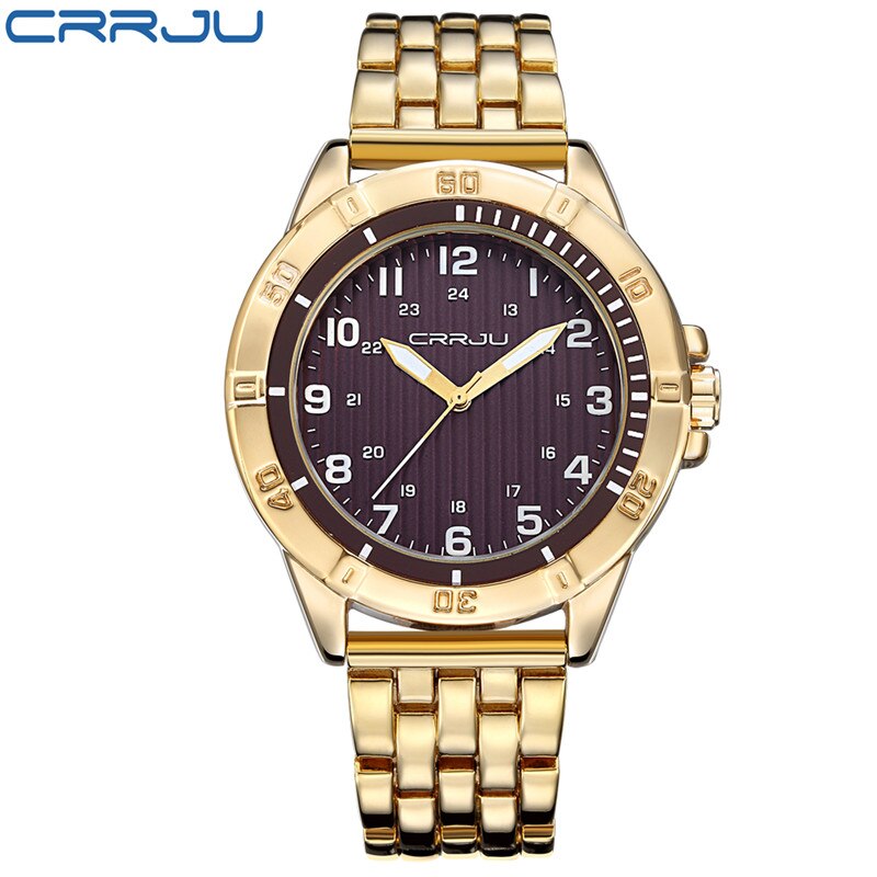 Hiver liquidation montres-bracelets décontracté montres plein acier hommes montre de sport étanche Relogio Masculino: golden