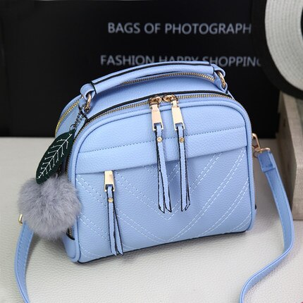 Gorąca sprzedaż PU skórzane torby dla kobiet torebki Crossbody torby dla torba kobieca torebki markowe torby na ramię wysokiej jakości WUJ1060: Laek niebieski