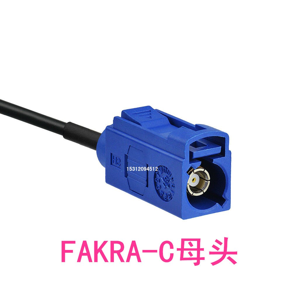 FAKRA C Hunstik til GT5 Stik Antenne Adapter Kabel Forlængerkabel
