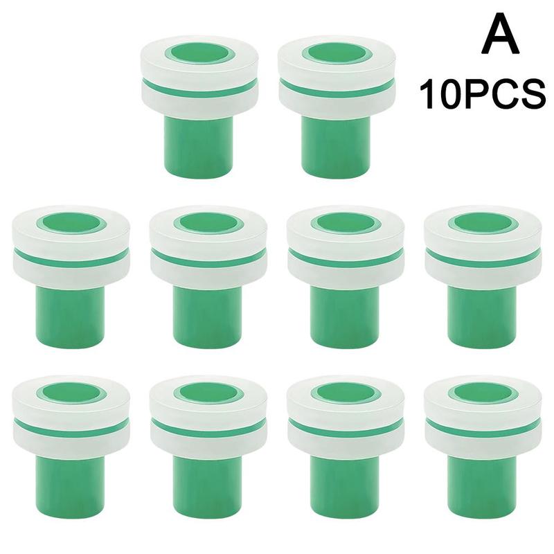 Tapones de tubería PPR para grifo, accesorio de instalación de rosca BSP de 1/2 &quot;, cinta libre, anillo de sellado a prueba de fugas, accesorios de fontanería: green