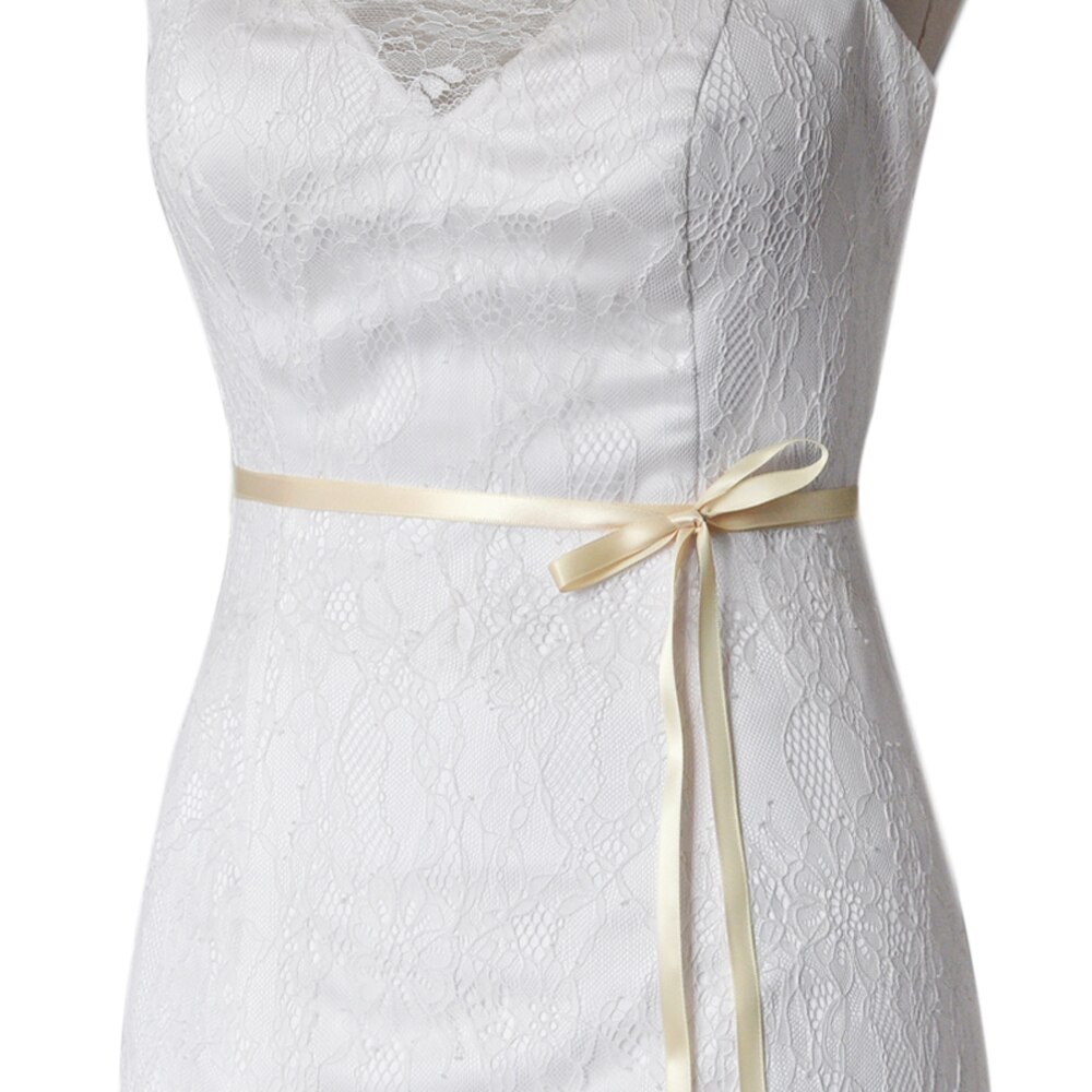TOPQUEEN Hochzeit Gürtel Perle Perlen Gürtel Gürtel mit Strass Kleid Zubehör Party Gürtel Silber Hochzeit Kleid Bund S383S: Champagner