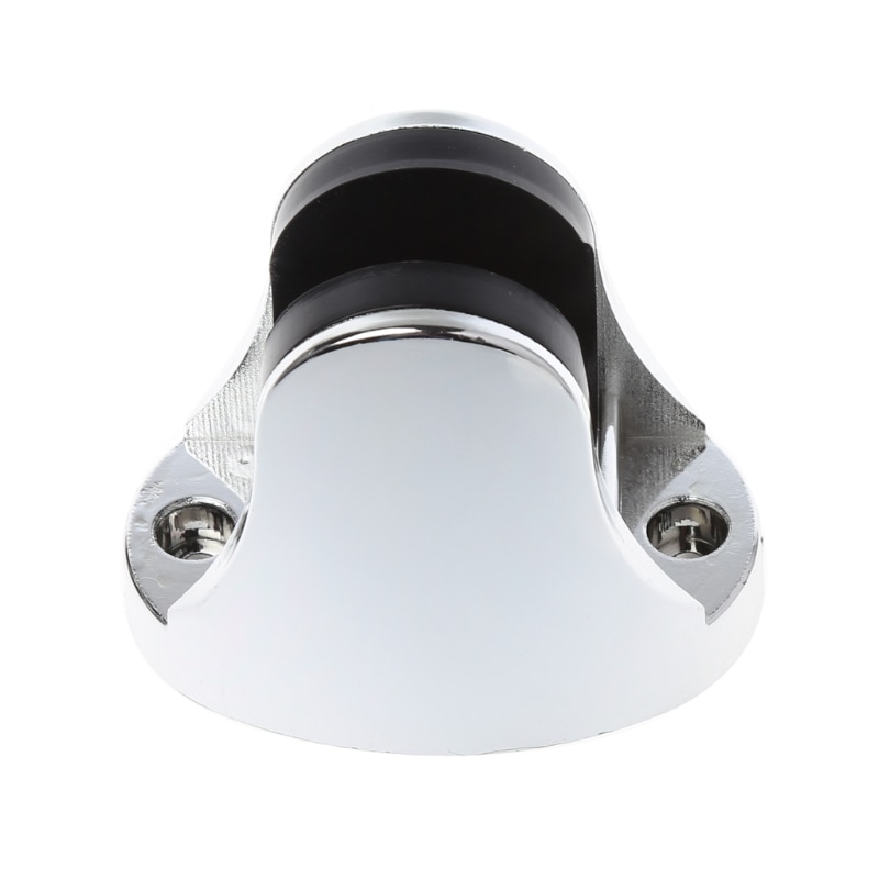 Chrome Bathroom Shower Base Holder Adjustable Hose Wall Mount Head Stand Bracket