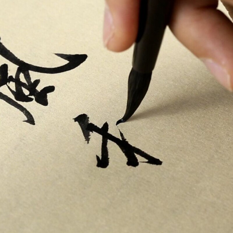 Small Regular Script Brush Pen Weasel Hair Brush Shou Jin Ti Calligraphy Brushes Tinta China Calligraphie