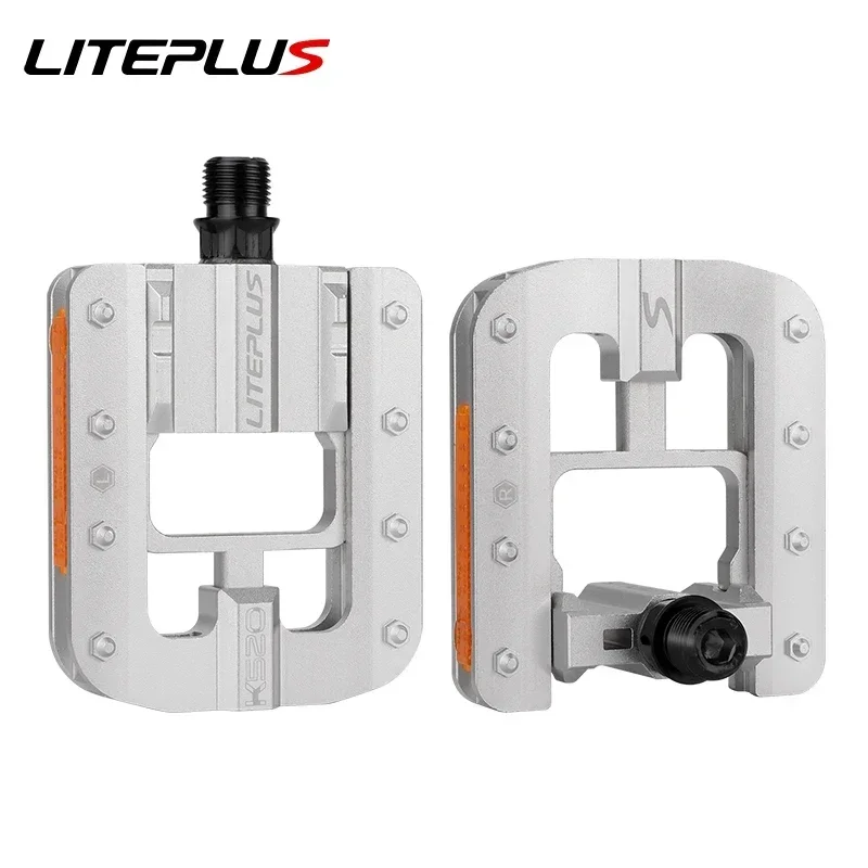 Liteplus Vouwfiets Pedalen Antislip Volledig aluminium Quick Vouwfiets Pedalen BMX Fiets Vouwpedalen Fietsonderdelen: Rood
