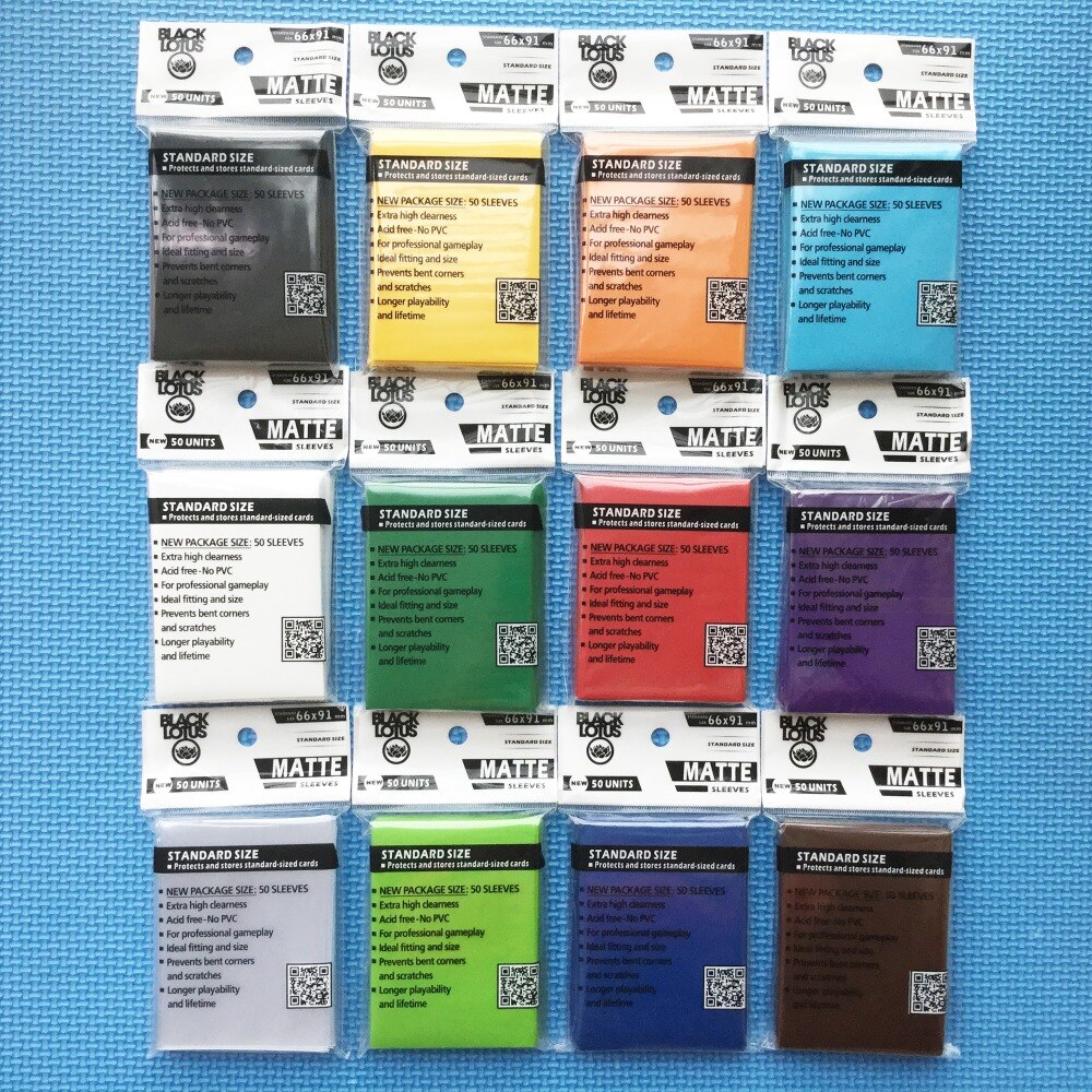 100 PCS/LOT Color Matte Cards Sleeves, mtg cards sleeves ,66x91mm,to protect and manege your cards,15 color can be available