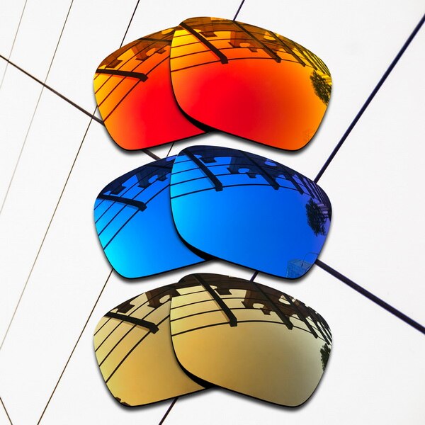 EOS Polarisierte Ersatz Linsen für Oakley Fuel Cell Sonnenbrille-Sorten Farben: Fire-Blue-BronzeGold
