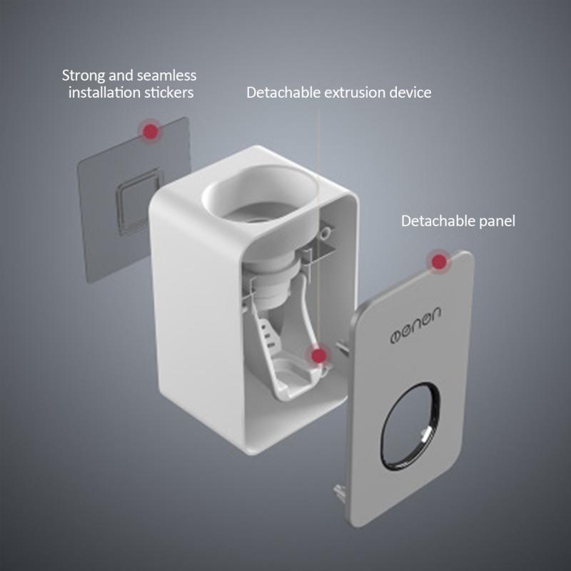 Automatische Tandpasta Dispenser Wandmontage Tandpasta Squeezers Tandpasta Houder Extrusie Opbergrek Badkamer Gadgets
