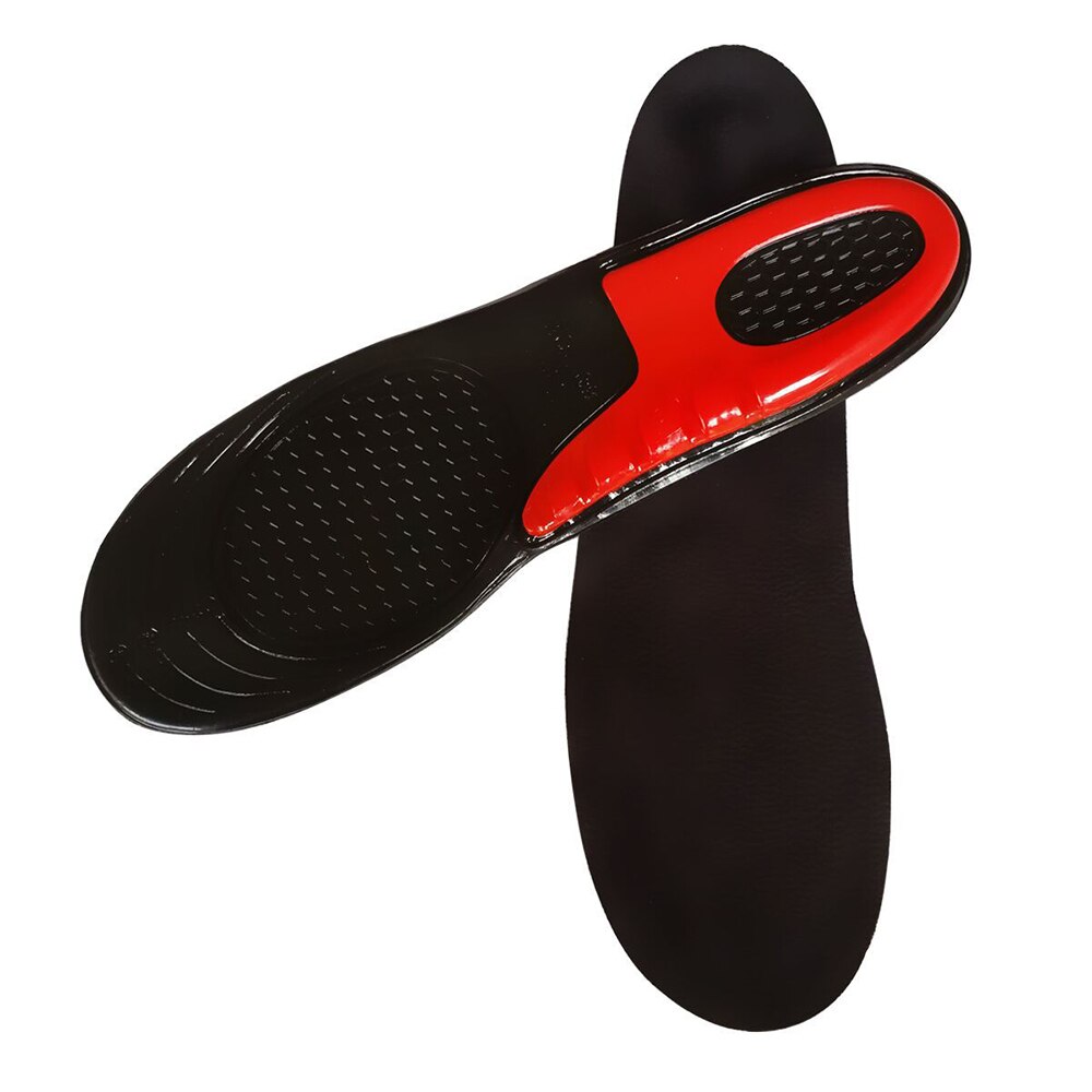 Full Length Orthotics Shoe Inserts Cushion Soles for Heels Arch Support Plantar Fasciitis Massaging Flat Feet: Black S