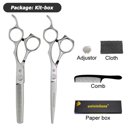 6.0 "japońskie nożyce robić cięcia włosów zestawy fryzjerskie japońskie nożyczki fryzjerskie gorące nożyce robić włosów profesjonalne narzędzia fryzjerskie: kit papier pudełko