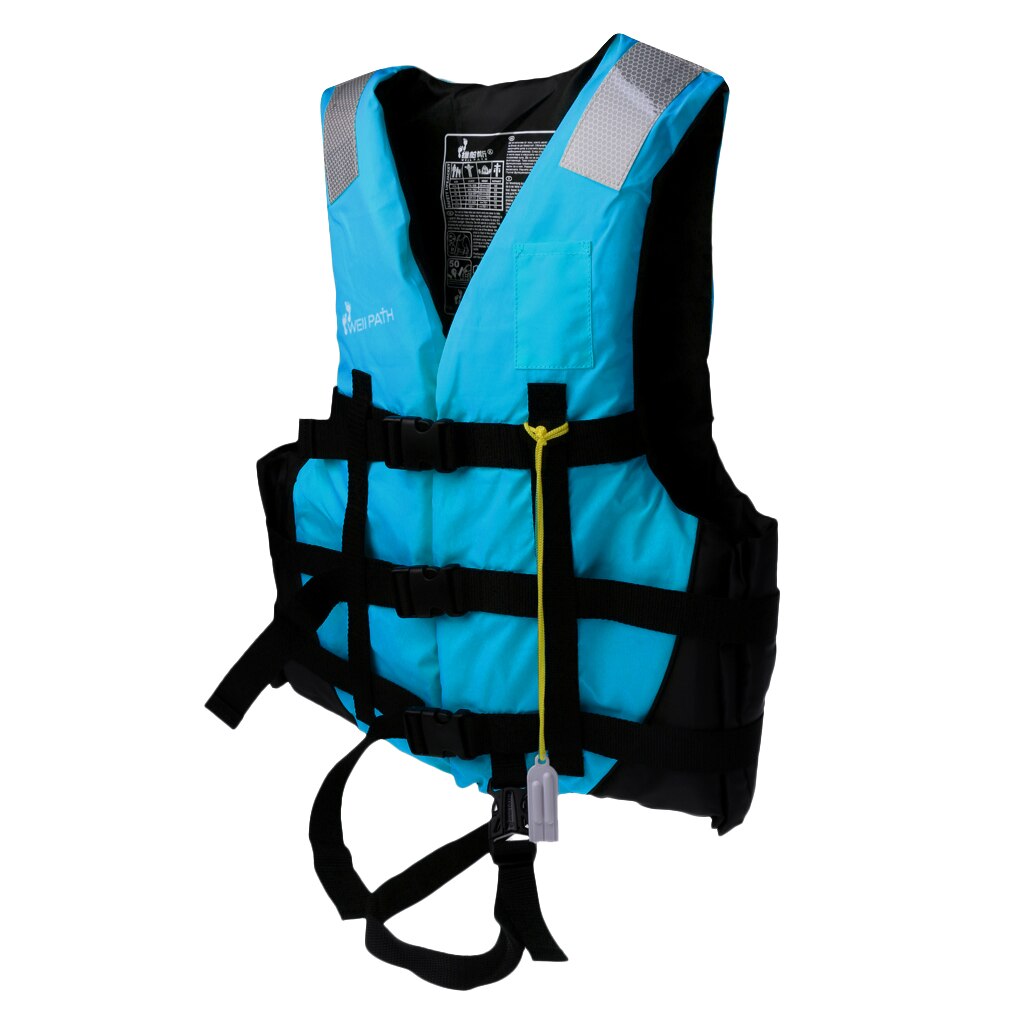Kayak Canoe Boat Swimming Fishing Vest Buoyancy Aid: Blue / XL
