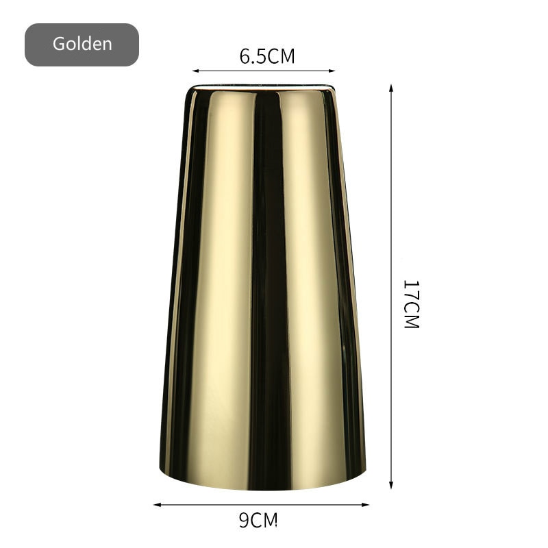 Jarra para batidos de leche, vaso Boston Hall de 820ml, fabricación de cóctel americano, barra de Metal de vidrio, herramienta de Bar de oro rosa