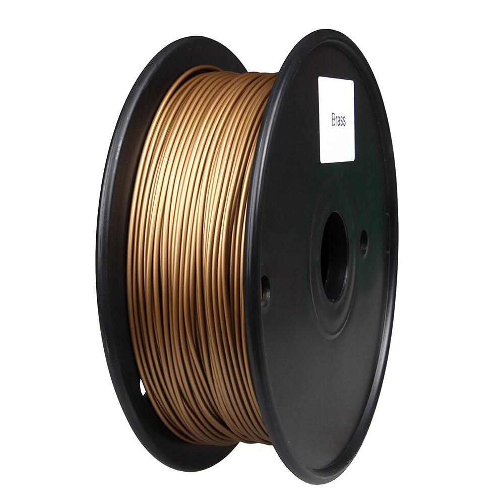 LERDGE 3D Drucker PLA Metall Filament 1,75 MM metallisch Material Bronze- verrotten Kupfer Durcheinander Kupfer Aluminium Netz gewicht 0,5 KG