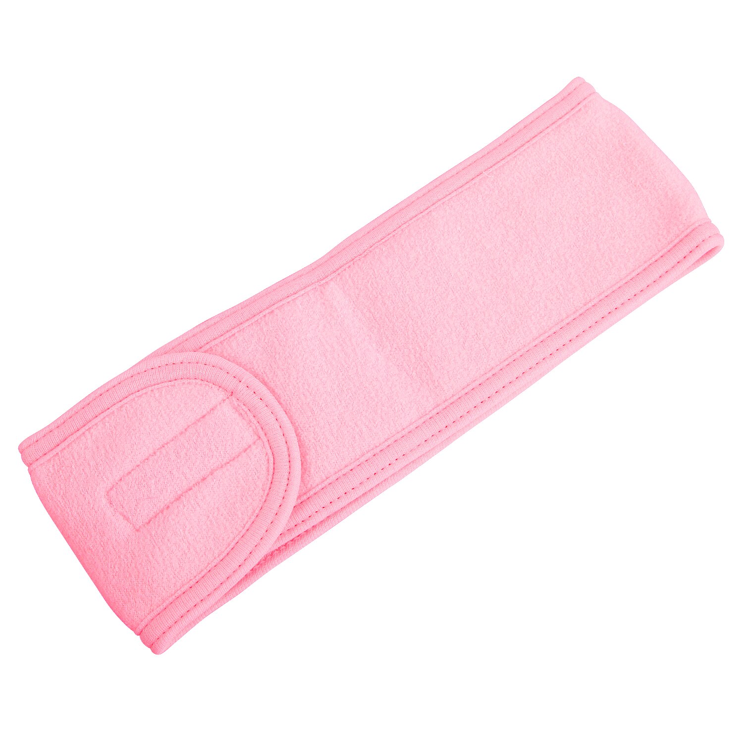 Verstellbares breites haarband, yoga-spa-set zum duschen und schminken, waschen von kosmetikartikeln, haarband für gesichtshaare, make-up-accessoires für damen: Rosa