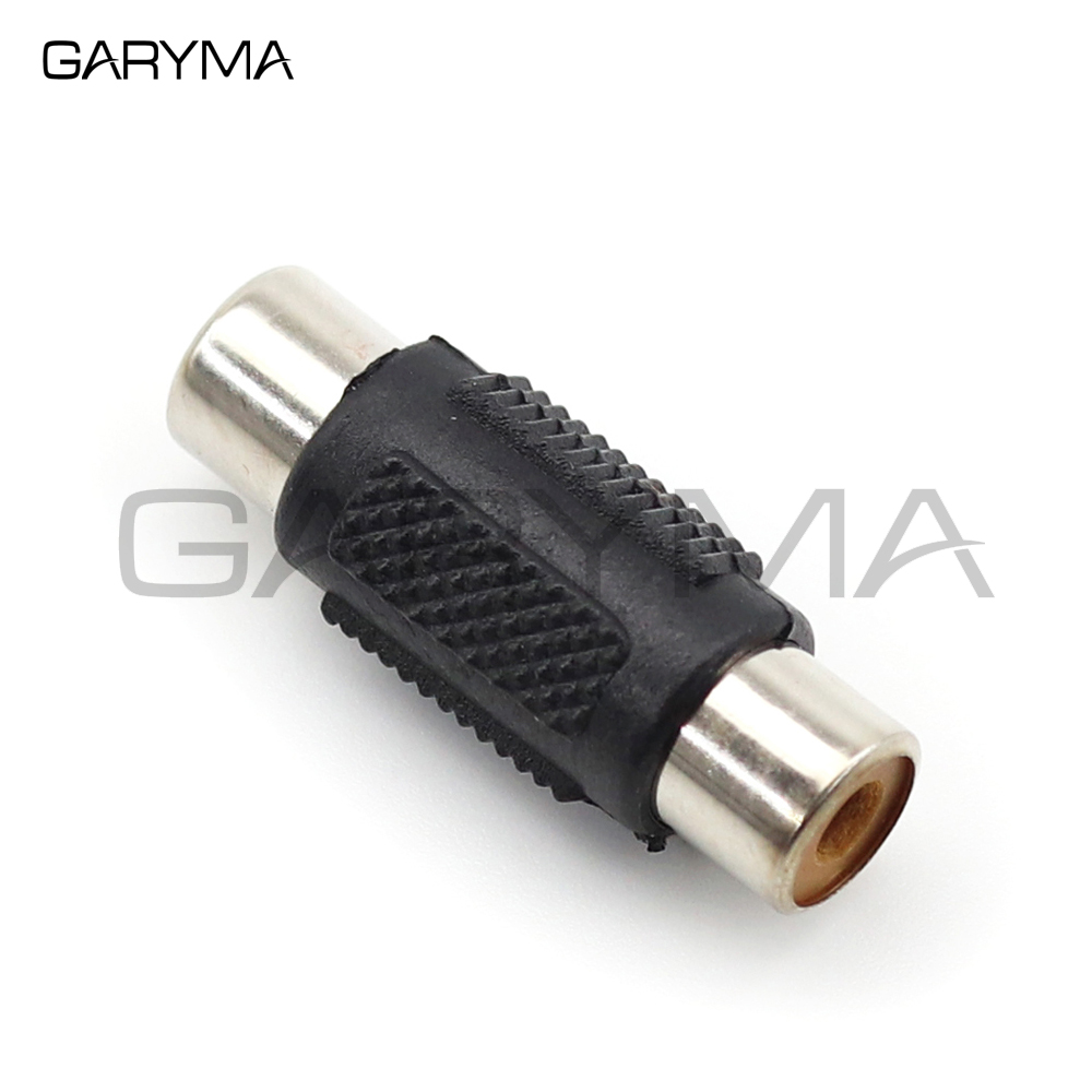 1/10Stck Dual/drei rca Stecker zu Stecker Buchse zu Buchse Stecker Video Audio- CCTV Verlängerung Adapter: dunkel Grau / 5-9 Stücke