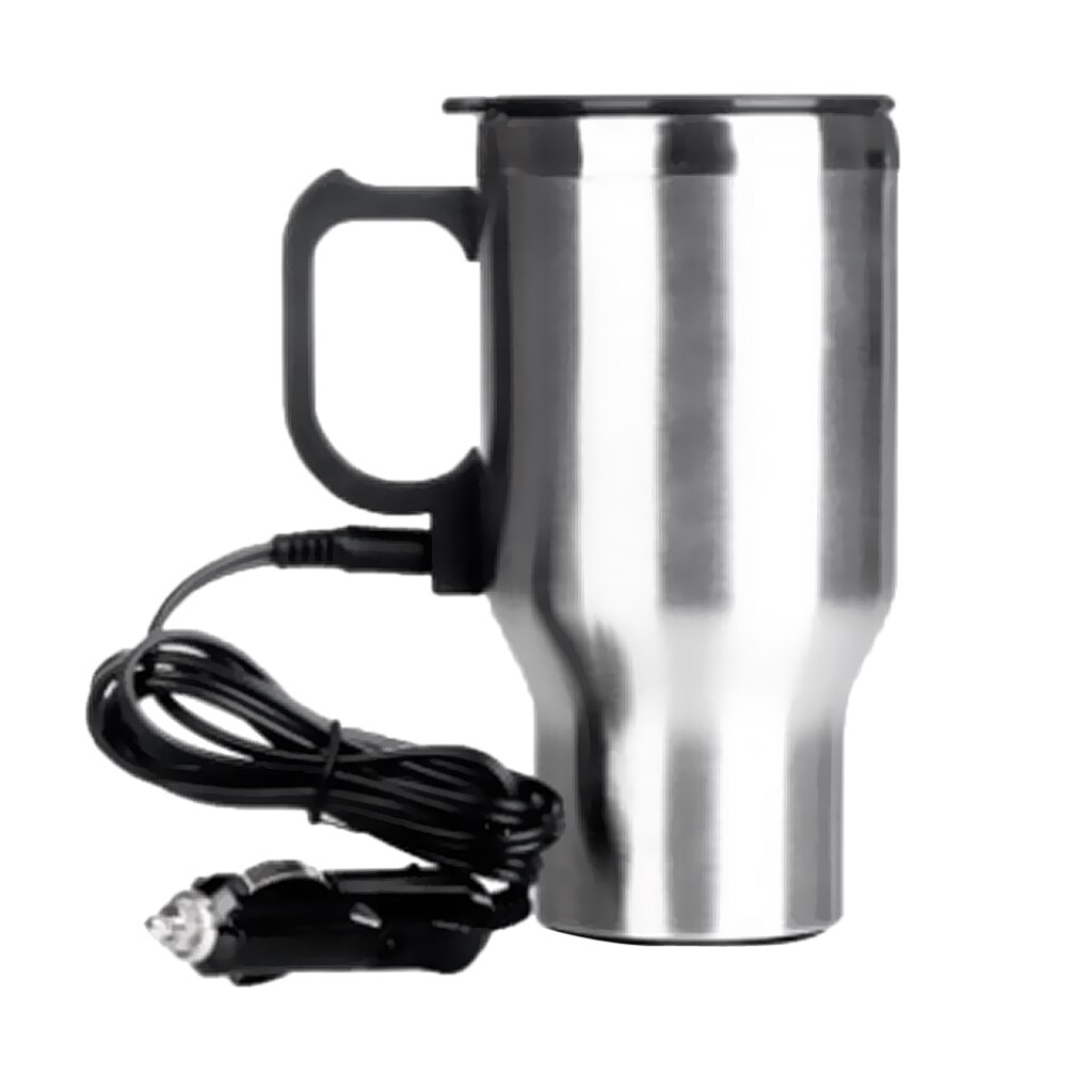 Car Heated Travel Mug Thermal Heated Travel Cup Tumbler Caravan Drink Warmer