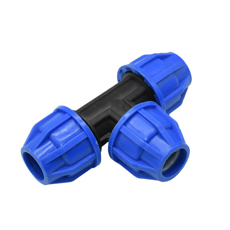 Dn15 dn20 dn25 ppr pvc pe rør tee vann splitter 1/2 3/4 1 tommers vannrør reduserende tee t kobling 1 stk.